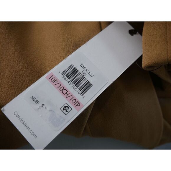 Calvin Klein Women's Petite Scuba-Crepe Open-Front Jacket 10P - Picture 8 of 11
